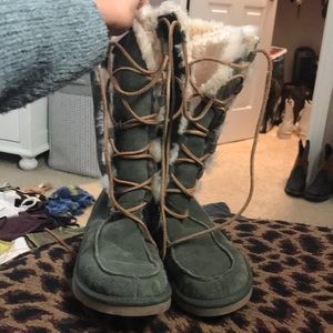 Lace up Ugg boot